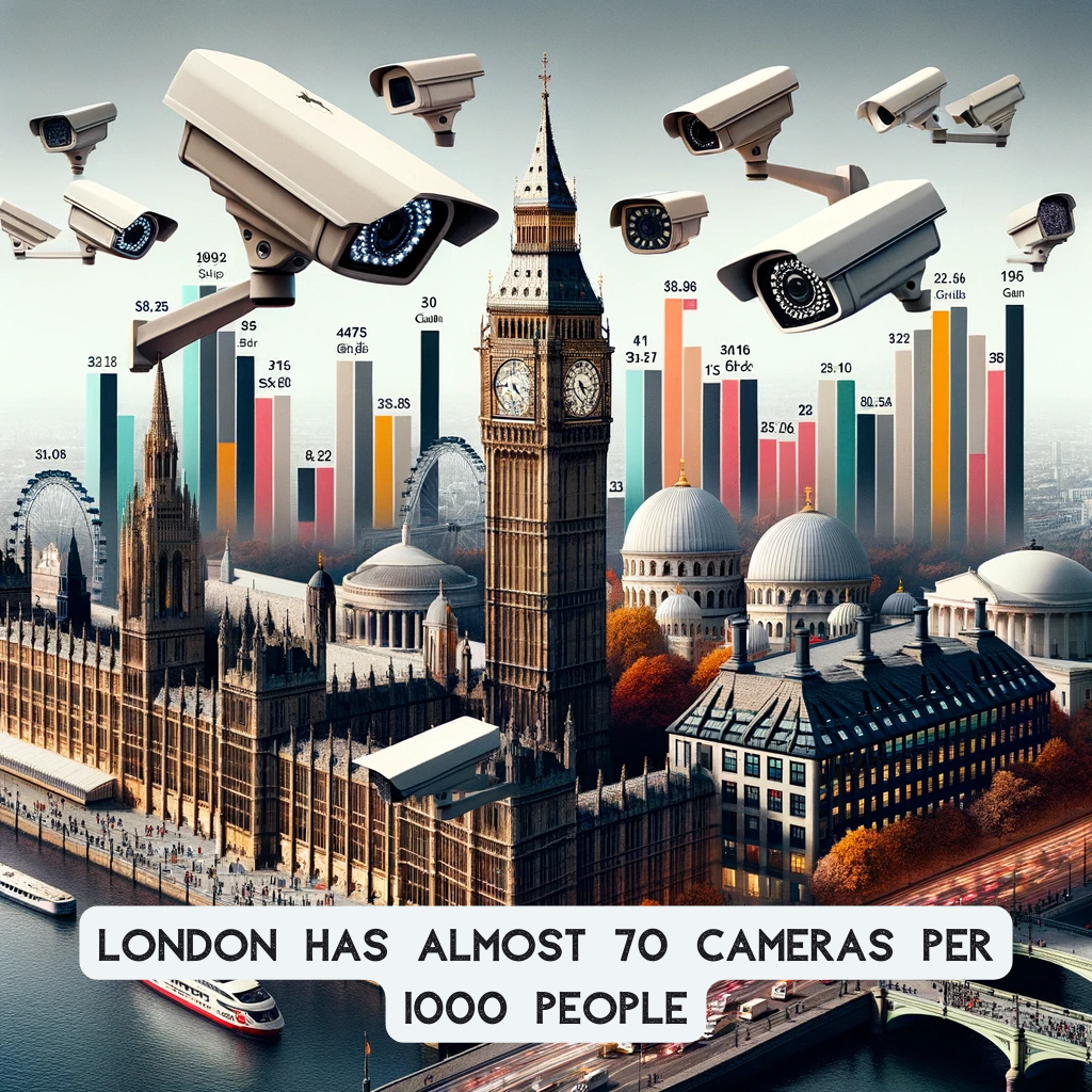 London Most CCTV Cameras in Europe