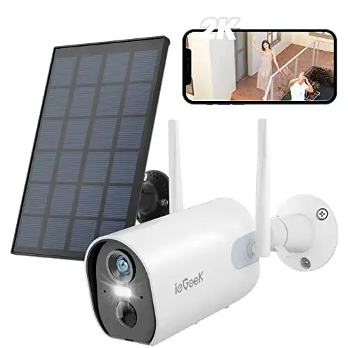 ieGeek 2K Solar Security Camera