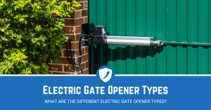 What are the different electric gate opener types